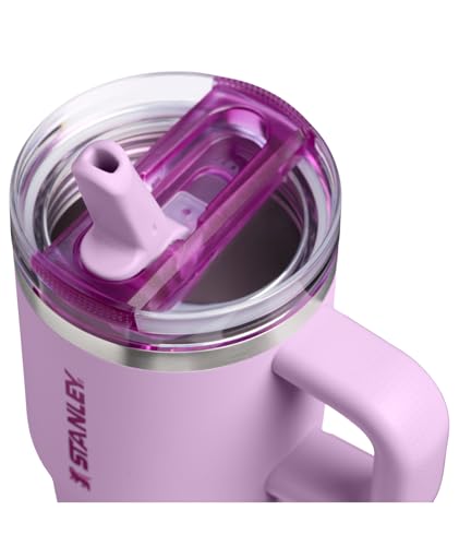 Image of STANLEY Quencher ProTour Flip Straw Tumbler with Leakproof Lid 20 oz | Built-In Straw & Handle | Cupholder Compatible for Travel | Insulated Stainless Steel Cup | BPA-Free | Soft Orchid