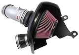 K&N Typhoon Cold Air Intake Kit + Filter Silver 69-1019TS for 12-14 Honda Civic Si 2.4L L4