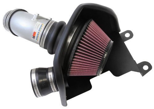 K&N Typhoon Cold Air Intake Kit + Filter Silver 69-1019TS for 12-14 Honda Civic Si 2.4L L4