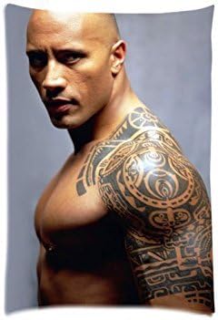 1 X Custom Dwayne Johnson The Rock Pillowcase Standard Size Design Cotton Pillow Case