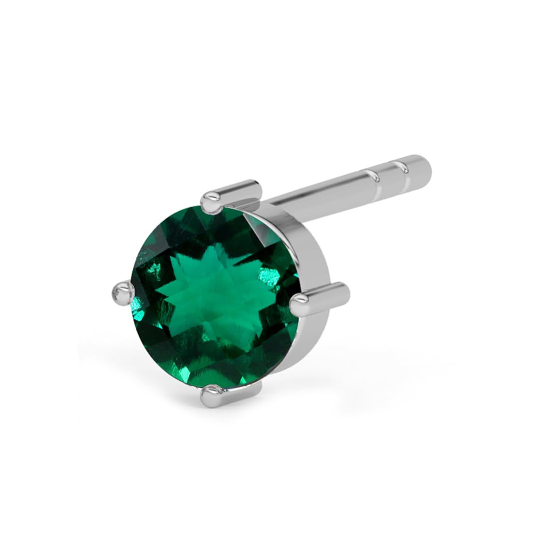 CLARA 925 Sterling Silver Men Green Stud Men Earring | Gift for Men & Boys| 1 Piece (B0CTFLR8MF) Amazon Price History, Amazon Price Tracker