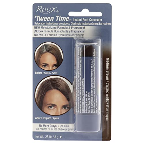 Roux 'Tween Time Instant Root Concealer Temporary Touchup Stick, Medium Brown (Pack of 1)