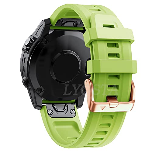 Correa de 20mm para pulsera Fenix 6SPro de silicona suave que evita irritaciones en la piel