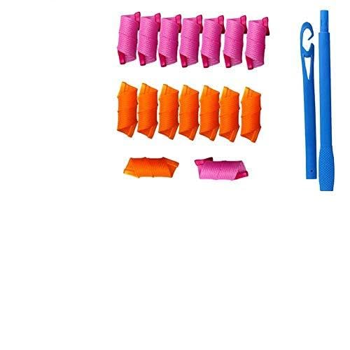 Des boucles parfaites sans fer chauffant : découvrez le kit bigoudi en spirale 2-en-1 Sn 16PCS