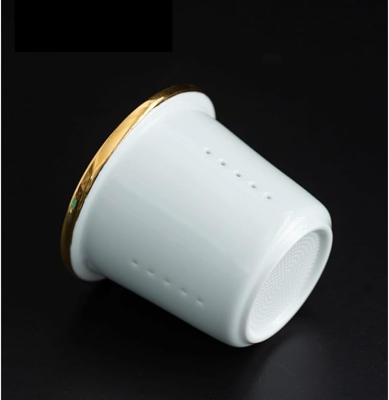 GSOUL Kungfu Tea cup Ceramic Tea Cup Water Separation Wabi-sabi Home Personal Use Drinking Office Cups Small Tea Cups