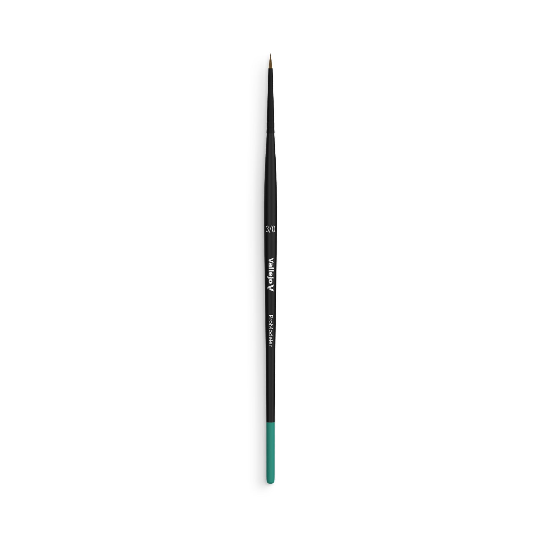Vallejo Pro Modeler B01030 Natural Hair Round Brush No. 3/0