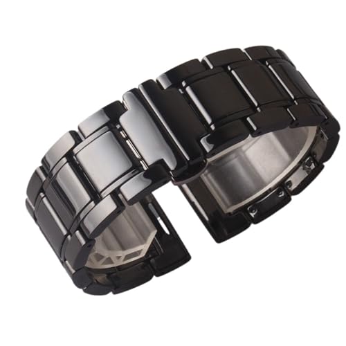 Bracelet de montre en céramique unisexe idéal du bureau aux soirées élégantes