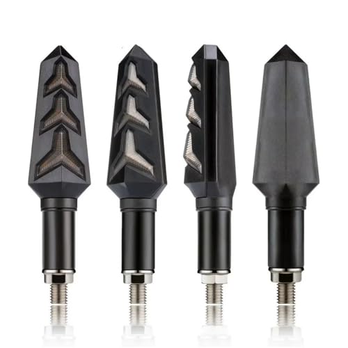 Luces de freno traseras e intermitentes DRL para motocicleta de 12V 3