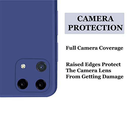 Image of A rtistque Back Cover Case for Realme C21Y / Realme C25Y with Camera Protection | Shockproof TPU | Stylish Protective Design | Slim Fit | Ultra Matte | Realme C21Y / Realme C25Y Back Cover - Blue