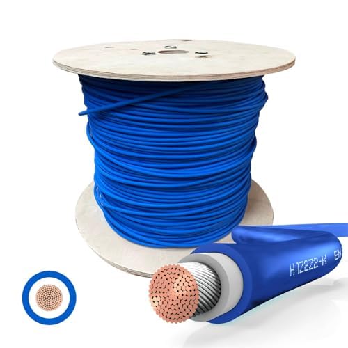 Cavo Solare H1Z2Z2-K 4/6/10 Mm&sup2; - Senza Alogeni, Per Impianti Fotovoltaici, Posa A Terra, 5-200 M