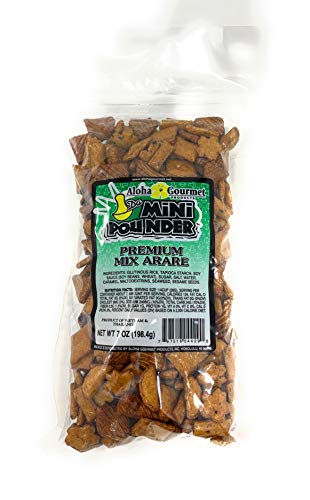 Aloha Gourmet Da Mini Pounder | Premium Mix Arare 7oz | Hawaii's Crack Seed and Candys image 3