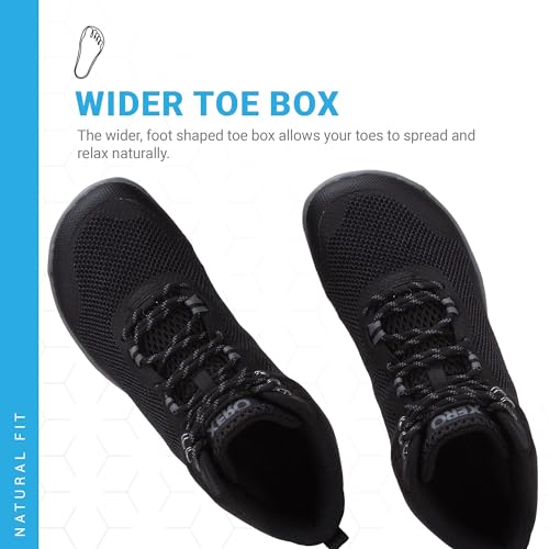 Xero Shoes Barefoot Hiking Shoes for Men | Scrambler Mid Hiking Boots | Zero Drop, Wide Toe Box, Minimalist Men's Hiking Shoes2