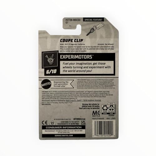 Hot Wheels Coupe Clip Experimotors miniatura 2
