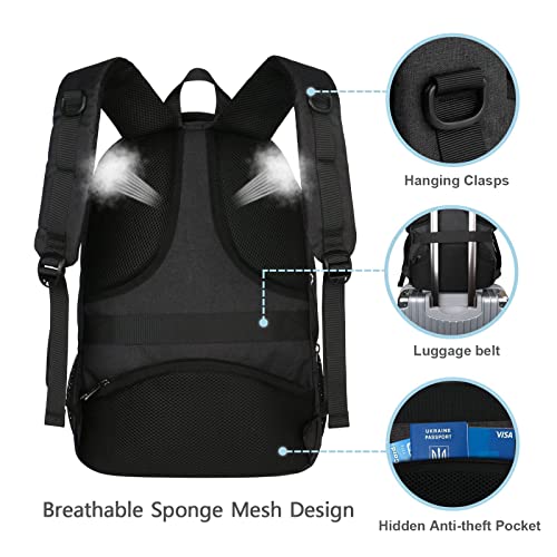 MATEIN Mochila Hombre 17.3 Pulgadas Antirrobo con Puerto de Carga USB - Imagen 4