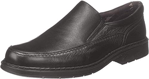 Fluchos Clipper Mocasines, Hombre, Negro (Negro 000), 42 EU (8.5 UK)