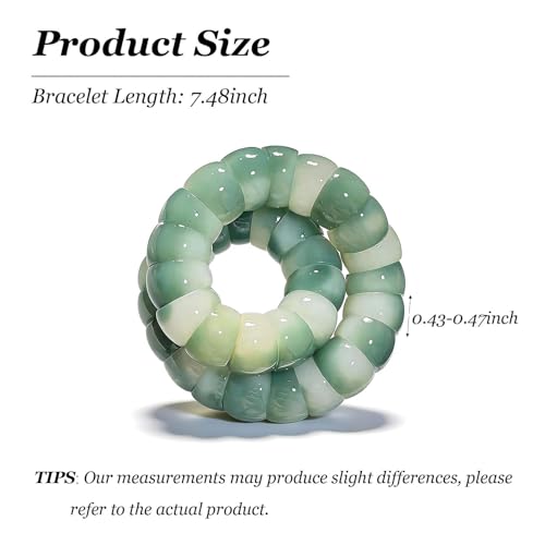 Image of Fidget Bracelet Bodhi Seed Bracelets Anxiety Fidget Bracelets Protection Healing Stretch Alleviate Anxiety Stress Protection Healing Bodhi Jewelry Gifts for Women Men