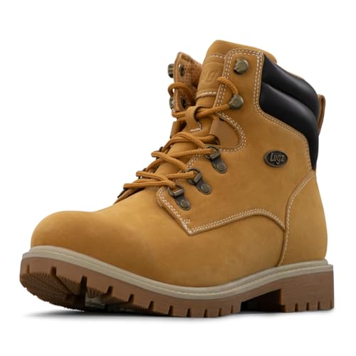 Lugz Men's Scaffold Fashion Boot, Golden Wheat/Bark/Cream/Gum, 10.5 M US