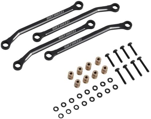 RC Crawlers Truck Upgrade Parts for FMS FCX24M Discovery/Range Rover/ D110: Brass Lower Chassis Link Set