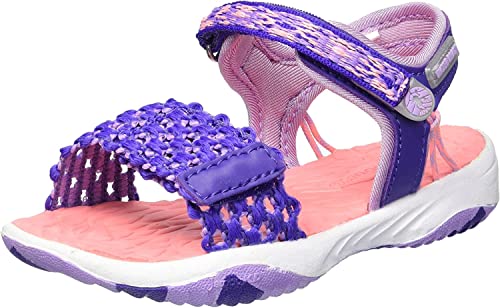 Jambu Girls' Mohi Outdoor Sport Sandal, Purple, 5 M US Big Kid