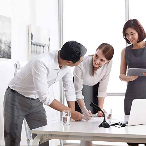 Storin Mini Speech Microphone with USB Connector Stand for PC Laptop Desktop - Image 5