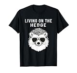 Photo Gallery maglietta con scritta "living on the hedgehog" maglietta Photo Gallery maglietta con scritta "living on the hedgehog" maglietta