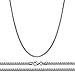 Orostar Sterling Silver Italian 1.5mm Franco Square Box Link Chain, 16-30 Inches, Silver and Gold Color (Rhodium, 16)