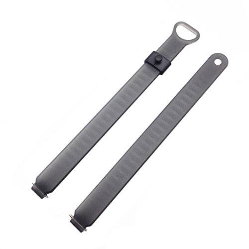 Preisvergleich Produktbild Für Fitness Misfit Ray Tracker Transer® Ersatz Uhrenarmbänder Fashion Silikon Uhrenarmband Armband für Uhren Länge: 22.3cm (Schwarz)