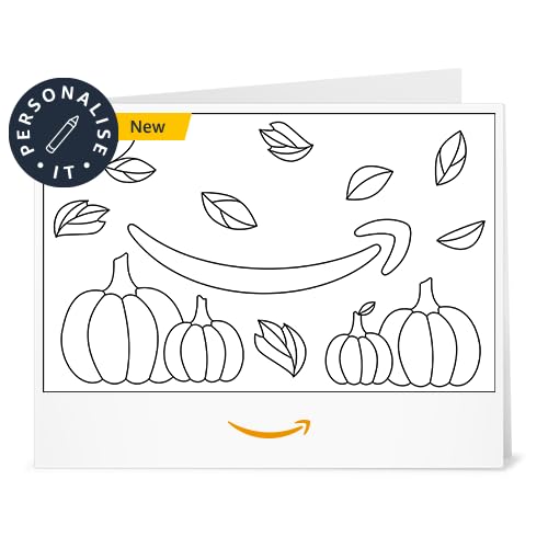 Amazon Amazon Gift Card - Print at Home - Fall Pumpkins (Personalize It)