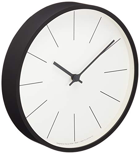 Lemnos (レムノス) 電波時計 アナログ 天然色木地 時計台の時計 ライン KK13-16 Cφ254×d45mm [3]