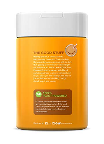 image for OLLY Plant Powered Protein, Protein Powder, 15.3 oz (12 Servings), Cre