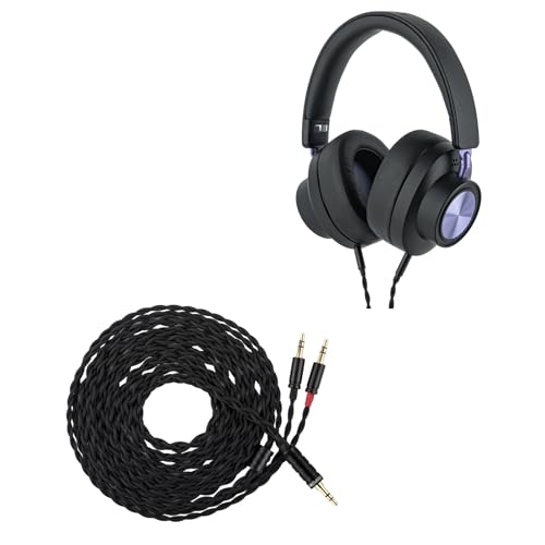 Linsoul Kiwi Ears x Z Reviews: Serene Planar Magnetic Driver Over-Ear Gaming Headphones Tripowin Nova Monitor Headphone Cable, Over-Ear Headphone Wire