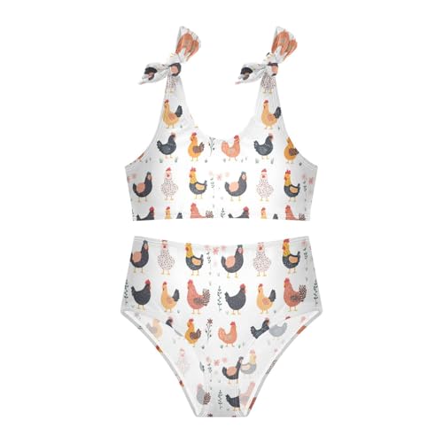 KLL Girls Swimsuits Cute Beach Sport Bathing Suit with Adjustable Strap3