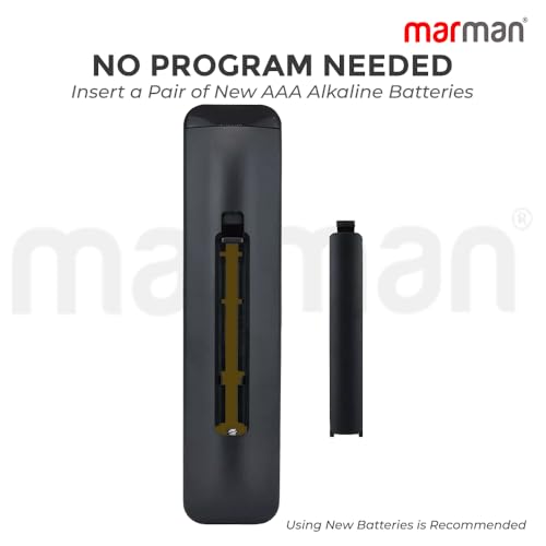 Image of marman Compatible with Haier Smart Tv Remote Control Model HTR-U31 Suitable for 4K LED UHD HD TV Non Voice Command - Pairing Not Requied - Match Remote Key by Key with Existing Model Remote