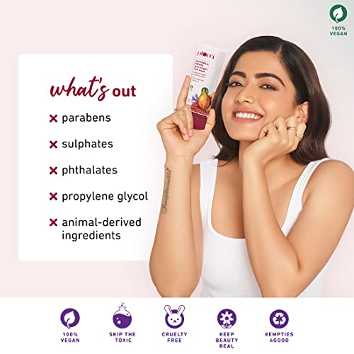 Plum Saffron & Papaya Glow & Brightening Face Wash | With Vitamin B5 | Boosts Glow, Brightens Skin | Non-Drying, Gel-Based | All Skin Types | Glow Bright Face Wash For Women & Men | Sulphate-Free | 100% Vegan | 100 ml - Image 6