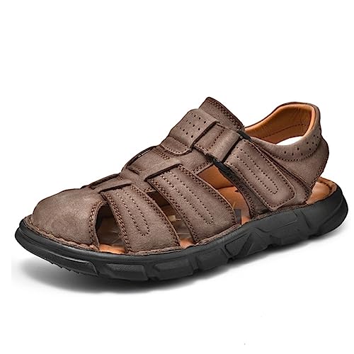 Casual Leather Men's Sandals Lightweight Men's Shoes Outdoor Comfortable Beach Sandals
