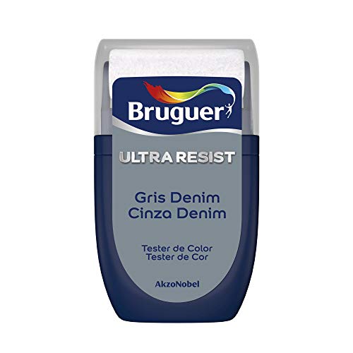 Bruguer Ultra Resist Testeur de peinture murale ultra lavable Gris denim
