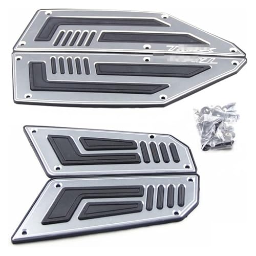Repose-Pieds pour TMAX530 2012-2016 - Pédale de Moto Grise en Aluminium