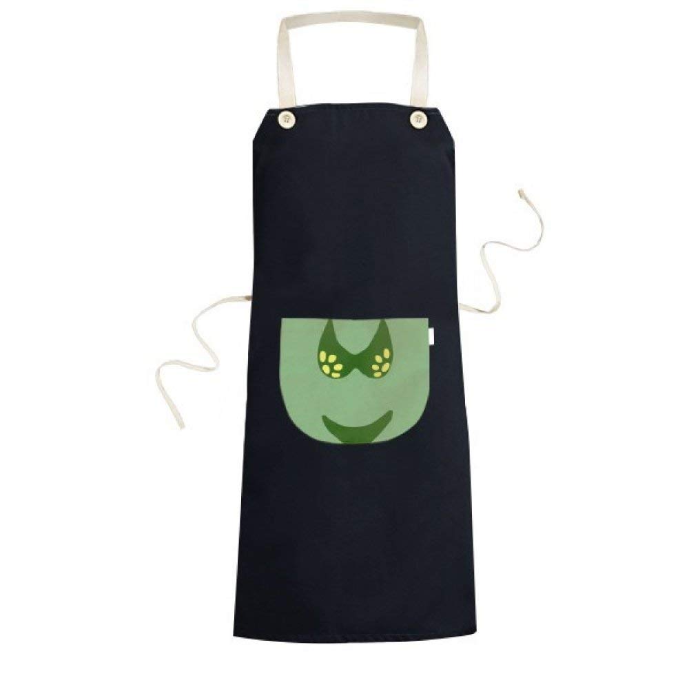 Tablier bavette de poche noir pour cuisine et barbecue en famille