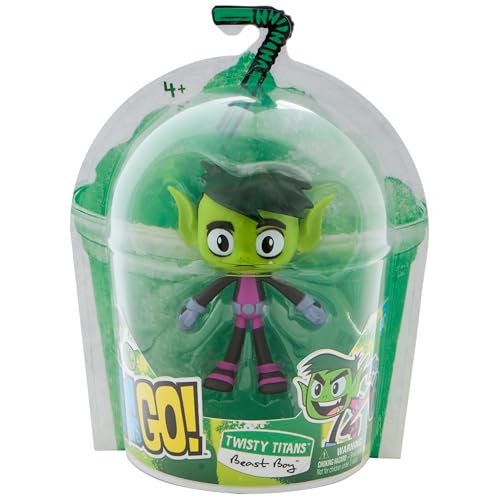 Image of DC Comics Teen Titans Go! Twisty Titans, Beast Boy, Flexible Action Figure, Kids Toys for Boys and Girls 4 and Up