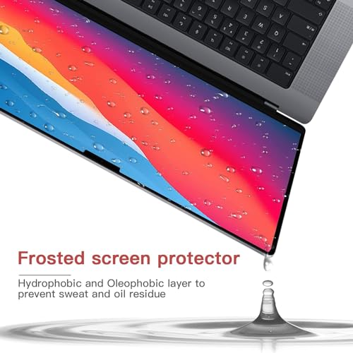Image of OJOS Anti Glare Screen Protector Compatible with 2025 2024-2021 MacBook Pro 14 inch inch M5 M4 M3 M2 M1 (A2442 A2779 A2918 A2992 A3112 A3185 A3401) Anti Reflection /Anti Scratch Guard (Matte)