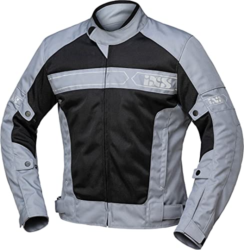 Blouson IXS Evo-Air veste textile de moto été ventilée de couleur noire