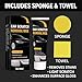 Car Scratch Removal Wax Kit - Polishing Cream with Towel & Sponge | Automotive Paint Scratch Remover & Swirl Repair | Restores Shine, Removes Marks, Protects Paint | Safe for All Car Colors