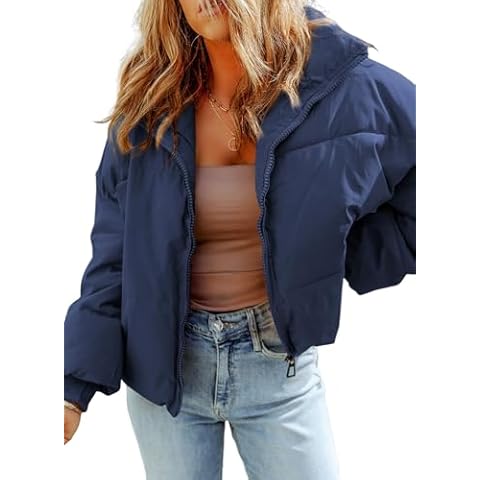Dokotoo Women's Quilted Puffer Jacket Cover