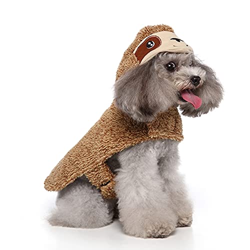 Disfraz para perro y gato talla S, diseño perezoso miniatura 7
