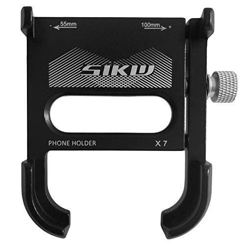 Leeofty Suporte para telefone de bicicleta em liga de alumínio para bicicleta Suporte universal para