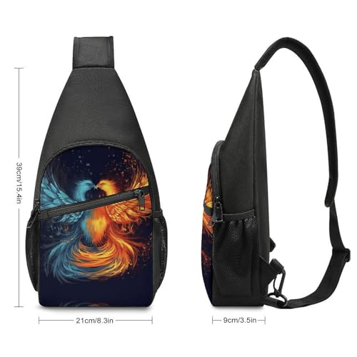 Bolso cruzado ligero Fire And Water Phoenix para hiking miniatura 2
