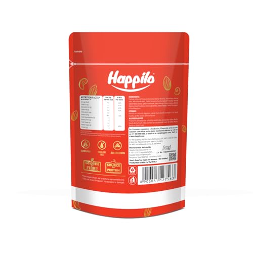 Image of Happilo Premium International Daily Super Fitness Trail Mix of 20+ Varieties Dry Fruits Nuts, Seeds & Berries, Roasted Crunchy & Nutritious Healthy Snack, 160 g (Pack of 2)