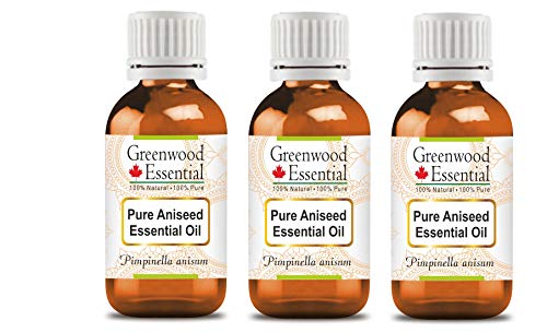 Huile essentielle d'anis vert Pimpinella anisum naturelle 100ml x3