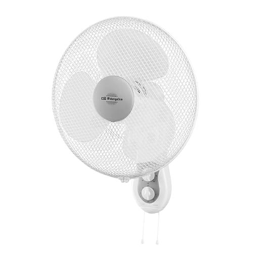 Orbegozo WF 0139 - Deckenventilator, drehbar, 3 Geschwindigkeiten, Timer, neigbares Kopfteil, Blätter von 40 cm, 40 W, Weiß
