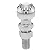 CURT 40021 Chrome Trailer Hitch Ball, 6,000 lbs, 2-5/16-Inch Diameter, 1 x 3-Inch Shank